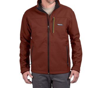 Jacket mens new size M ripstop softshell 92% polyester 8%spandex back polyester